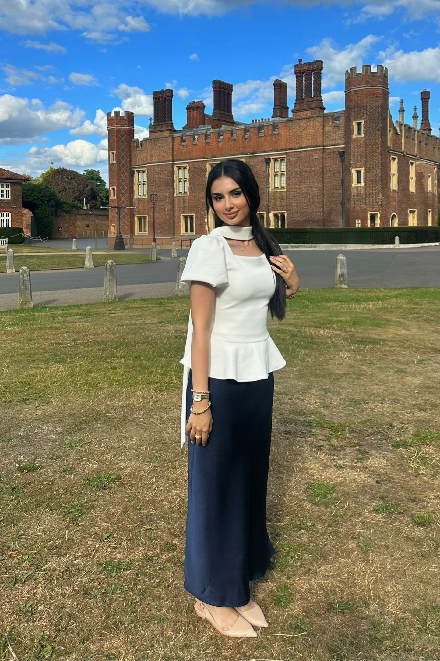 Short Sleeves Flared Top