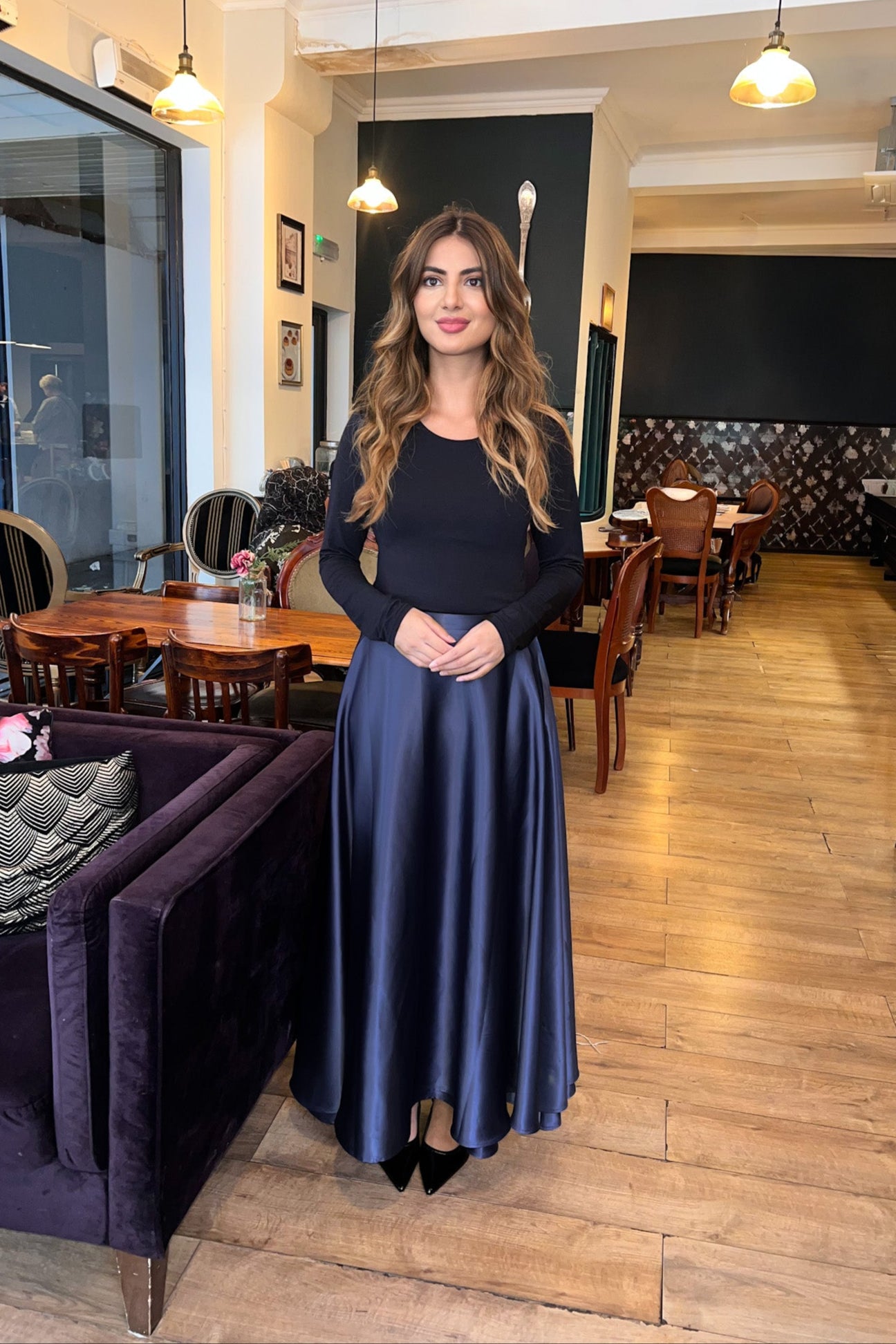 Double Layered Maxi Skirt