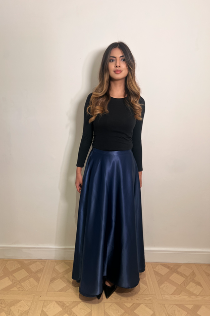Double Layered Maxi Skirt