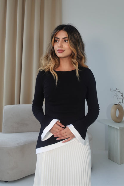 Cotton Monochrome Top