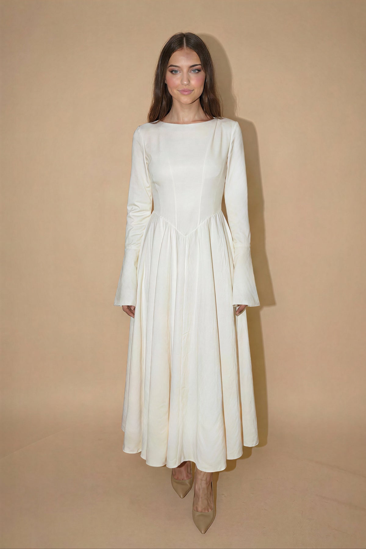 The White Swan Dress - Cotton Blend