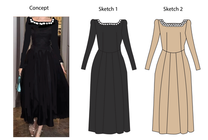 Create a custom graduation dress