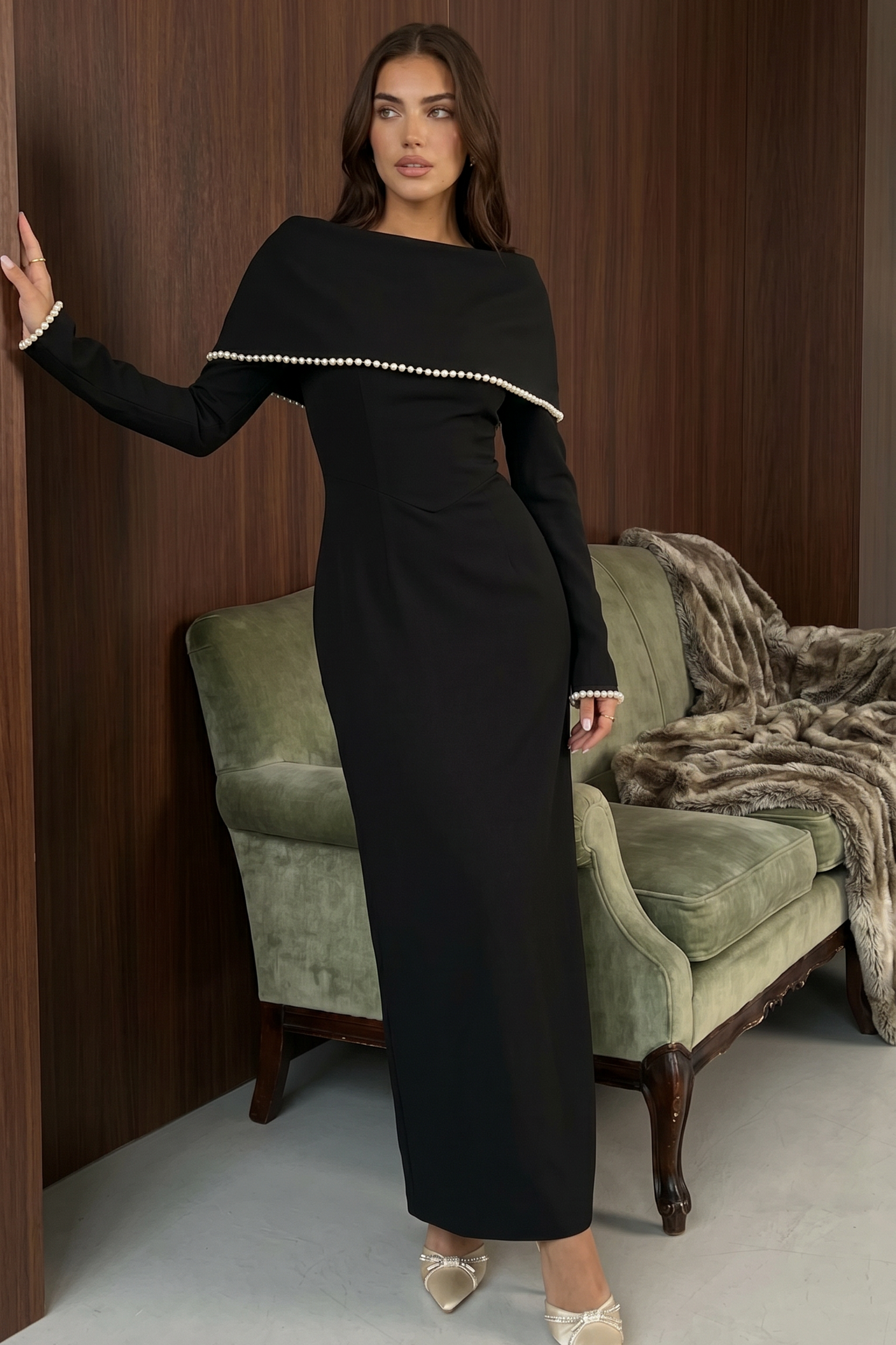 Pearl Hourglass Effect Dress