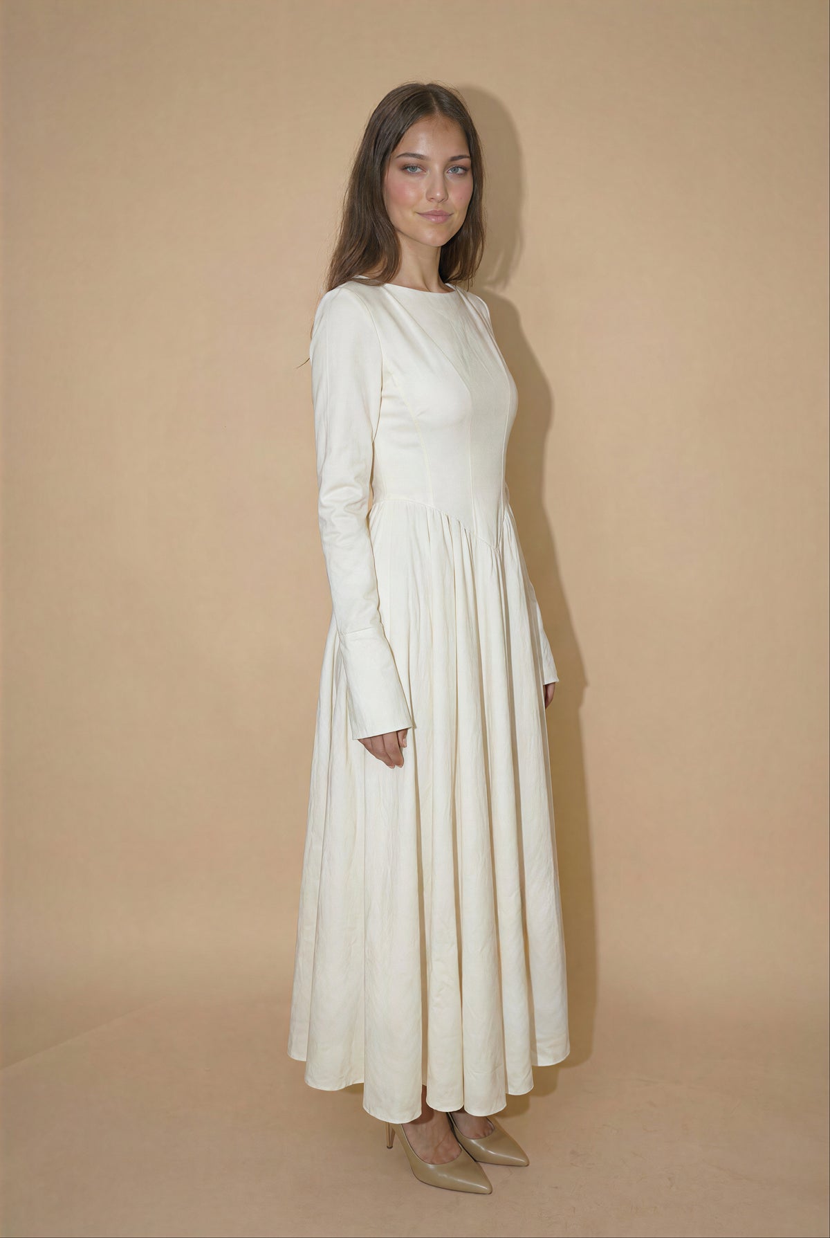 The White Swan Dress - Cotton Blend