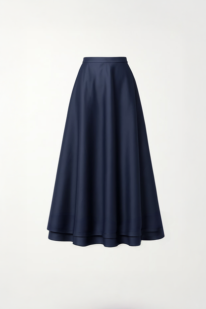 Double Layered Maxi Skirt